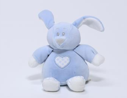 Conejo Sonajero Azul